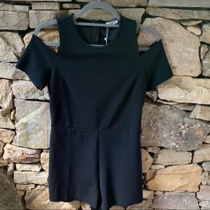 Zara Cold Shoulder One Piece Short Jumper